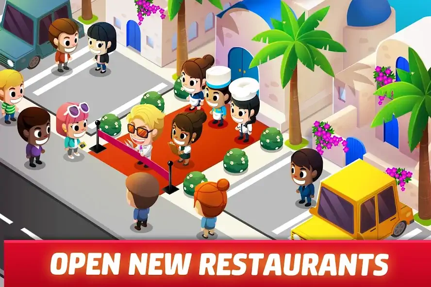 Download Idle Restaurant Tycoon: Empire [MOD, Unlimited coins] + Hack [MOD, Menu] for Android