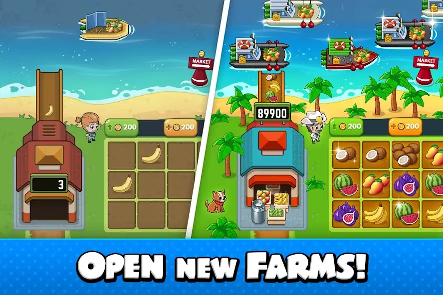 Download Idle Farm Tycoon - Merge Crops [MOD, Unlimited coins] + Hack [MOD, Menu] for Android