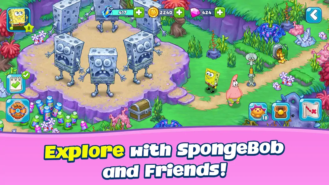 Download SpongeBob Adventures: In A Jam [MOD, Unlimited money] + Hack [MOD, Menu] for Android