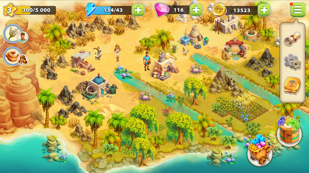 Download Nile Valley: Farm Adventure [MOD, Unlimited money] + Hack [MOD, Menu] for Android