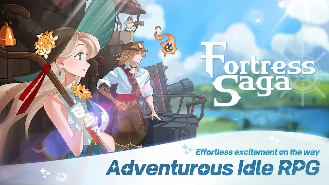 Download Fortress Saga: AFK RPG [MOD, Unlimited coins] + Hack [MOD, Menu] for Android