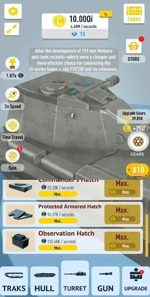 Download Idle Tanks 3D Model Builder [MOD, Unlimited money/gems] + Hack [MOD, Menu] for Android