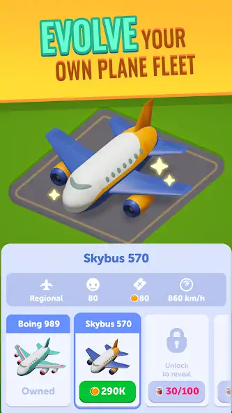 Download Tiny Airport [MOD, Unlimited money/coins] + Hack [MOD, Menu] for Android