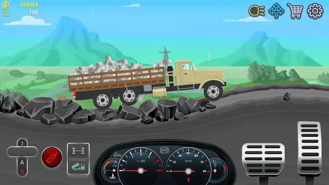 Download Trucker Real Wheels: Simulator [MOD, Unlimited money] + Hack [MOD, Menu] for Android