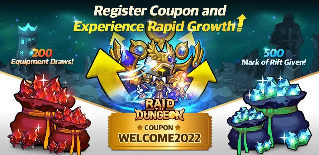 Download Raid the Dungeon : Idle RPG [MOD, Unlimited money/coins] + Hack [MOD, Menu] for Android
