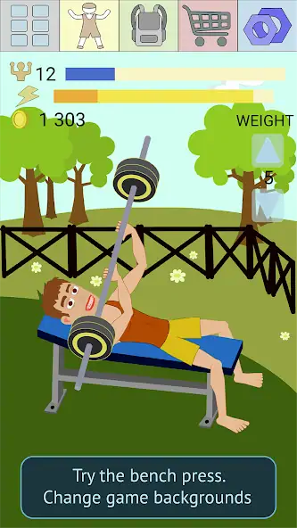 Download Muscle Clicker 2: RPG Gym Game [MOD, Unlimited coins] + Hack [MOD, Menu] for Android