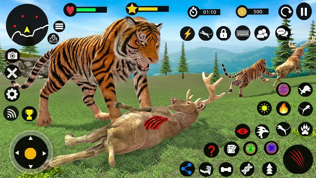 Download Tiger Games: Tiger Sim Offline [MOD, Unlimited coins] + Hack [MOD, Menu] for Android