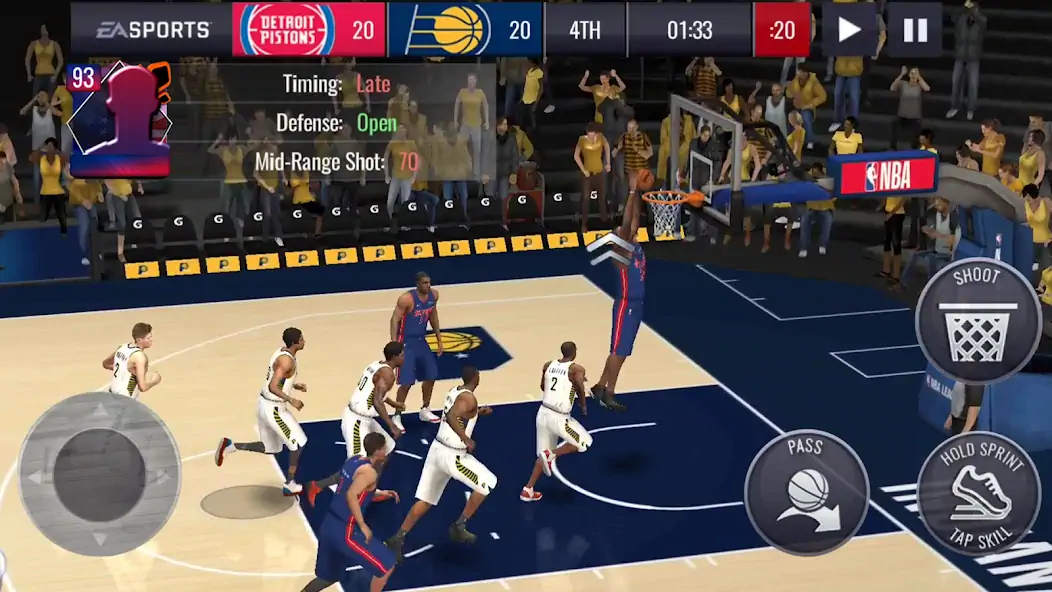 Download NBA LIVE Mobile Basketball [MOD, Unlimited money/coins] + Hack [MOD, Menu] for Android