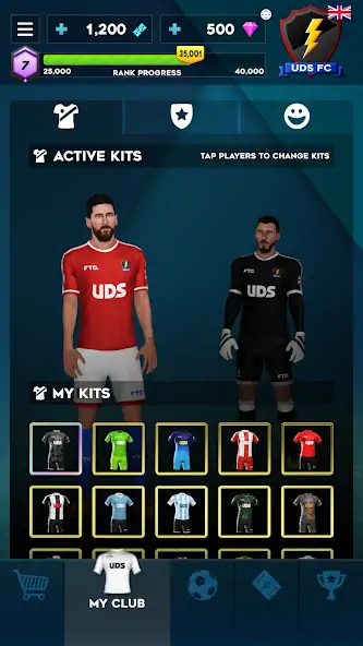 Download Ultimate Draft Soccer [MOD, Unlimited money/gems] + Hack [MOD, Menu] for Android
