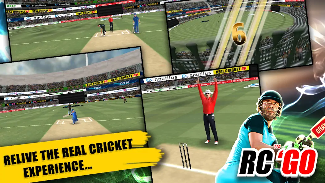 Download Real Cricket™ GO [MOD, Unlimited money/gems] + Hack [MOD, Menu] for Android