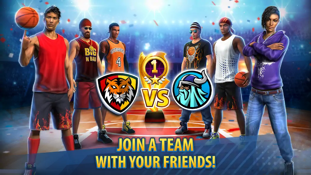 Download Basketball Stars: Multiplayer [MOD, Unlimited coins] + Hack [MOD, Menu] for Android