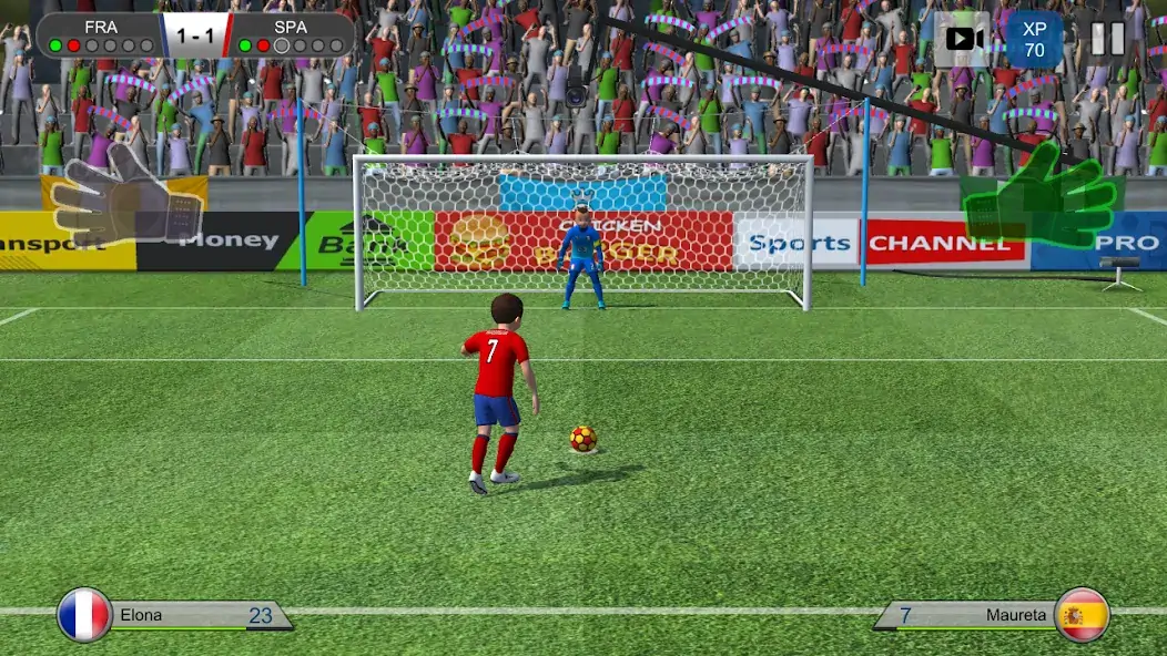 Download Pro Kick Soccer [MOD, Unlimited money/coins] + Hack [MOD, Menu] for Android