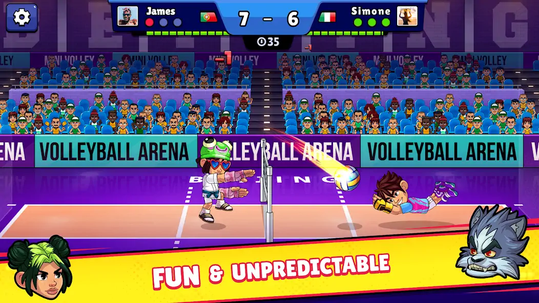 Download Volleyball Arena: Spike Hard [MOD, Unlimited coins] + Hack [MOD, Menu] for Android