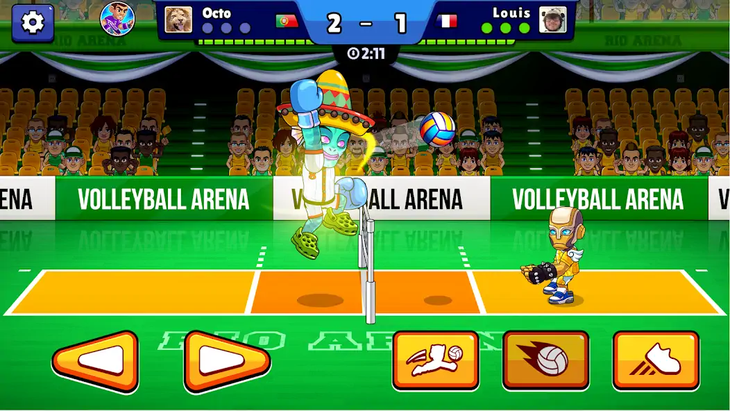 Download Volleyball Arena: Spike Hard [MOD, Unlimited coins] + Hack [MOD, Menu] for Android