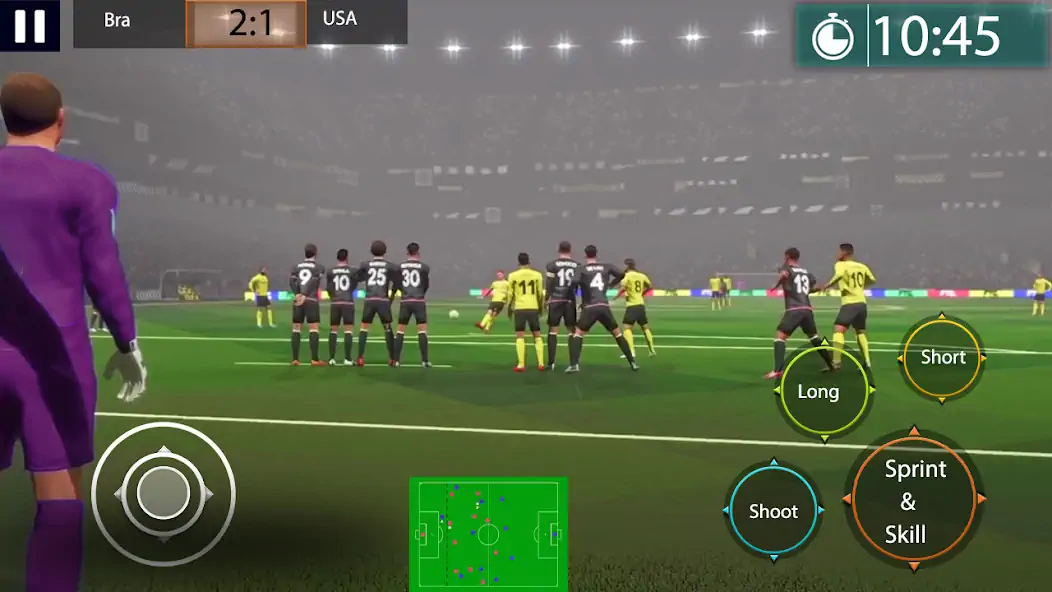 Download Football World Striker Soccer [MOD, Unlimited money/coins] + Hack [MOD, Menu] for Android