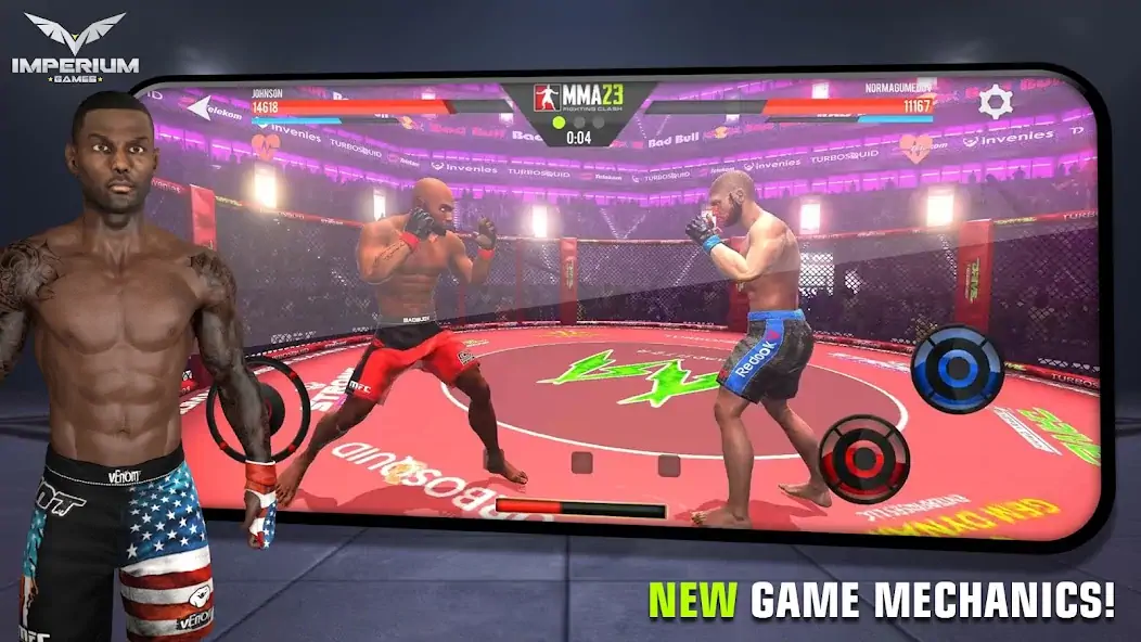 Download MMA - Fighting Clash 23 [MOD, Unlimited money] + Hack [MOD, Menu] for Android
