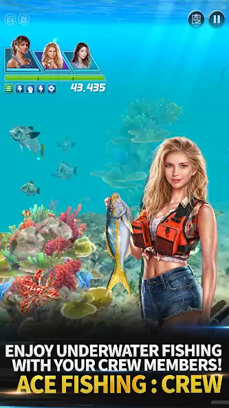 Download Ace Fishing Crew [MOD, Unlimited money/coins] + Hack [MOD, Menu] for Android