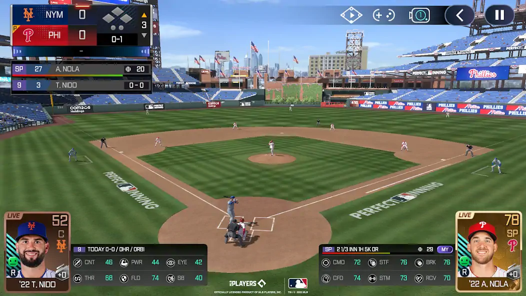Download MLB Perfect Inning 23 [MOD, Unlimited money/coins] + Hack [MOD, Menu] for Android