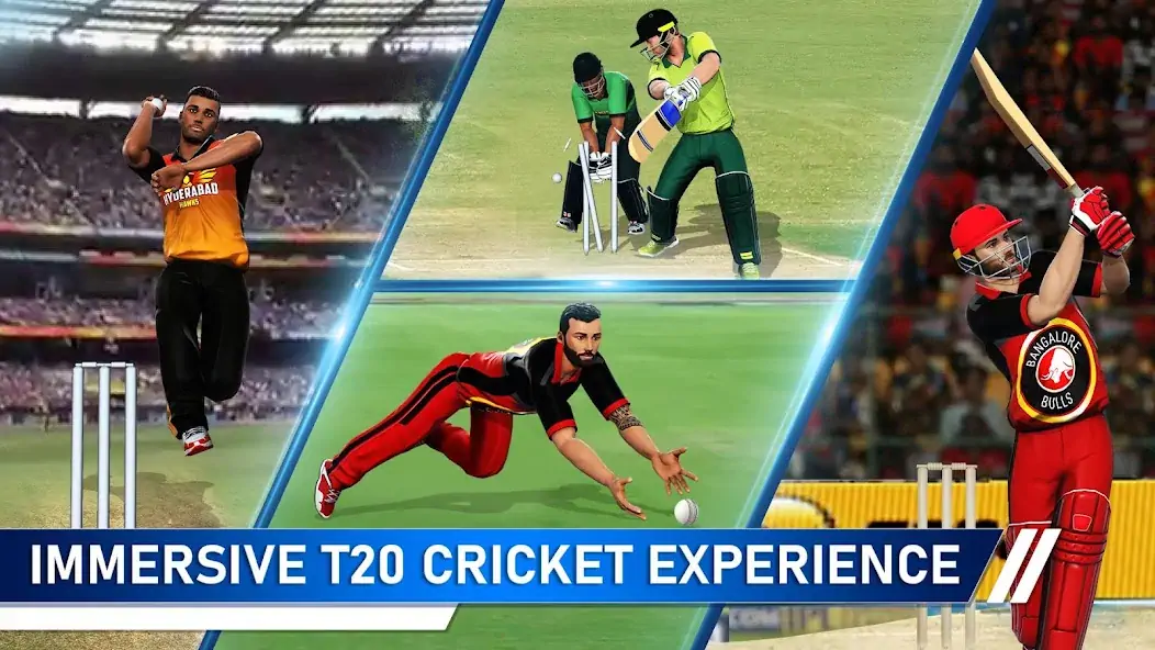 Download T20 Cricket Champions 3D [MOD, Unlimited coins] + Hack [MOD, Menu] for Android