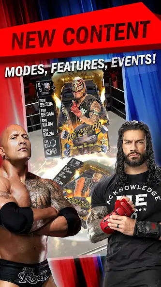 Download WWE SuperCard - Battle Cards [MOD, Unlimited money/coins] + Hack [MOD, Menu] for Android