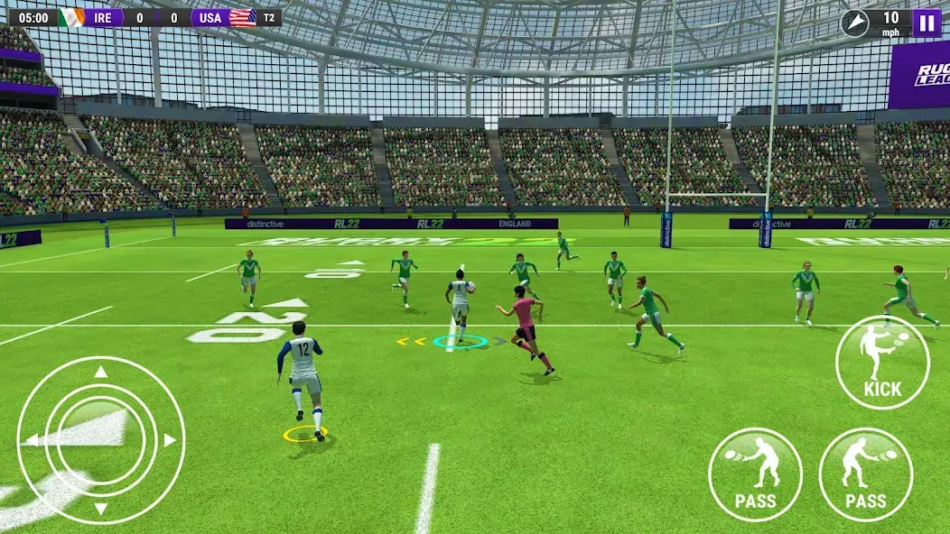 Download Rugby League 22 [MOD, Unlimited money/gems] + Hack [MOD, Menu] for Android