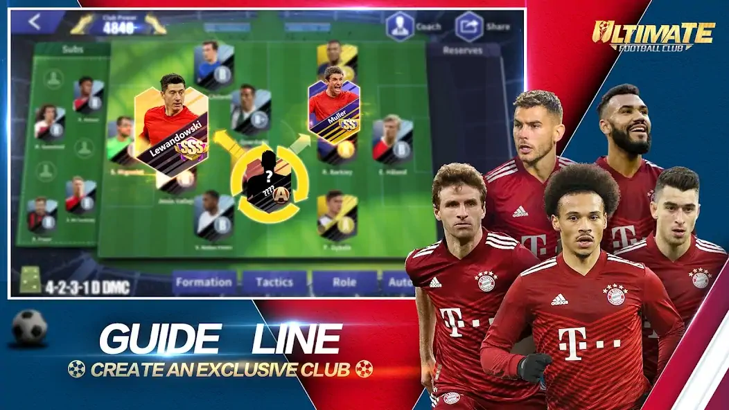 Download Ultimate Football Club [MOD, Unlimited money/coins] + Hack [MOD, Menu] for Android
