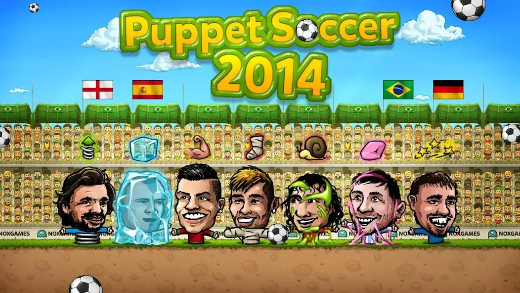 Download Puppet Soccer - Football [MOD, Unlimited money/gems] + Hack [MOD, Menu] for Android