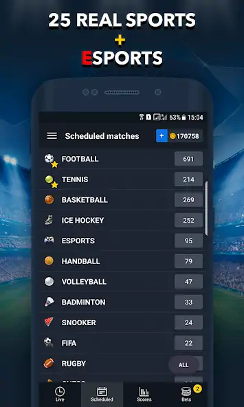 Download Sports Betting Game - BETUP [MOD, Unlimited money] + Hack [MOD, Menu] for Android