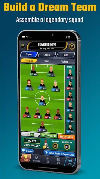 Download Ultimate Club Football Manager [MOD, Unlimited coins] + Hack [MOD, Menu] for Android