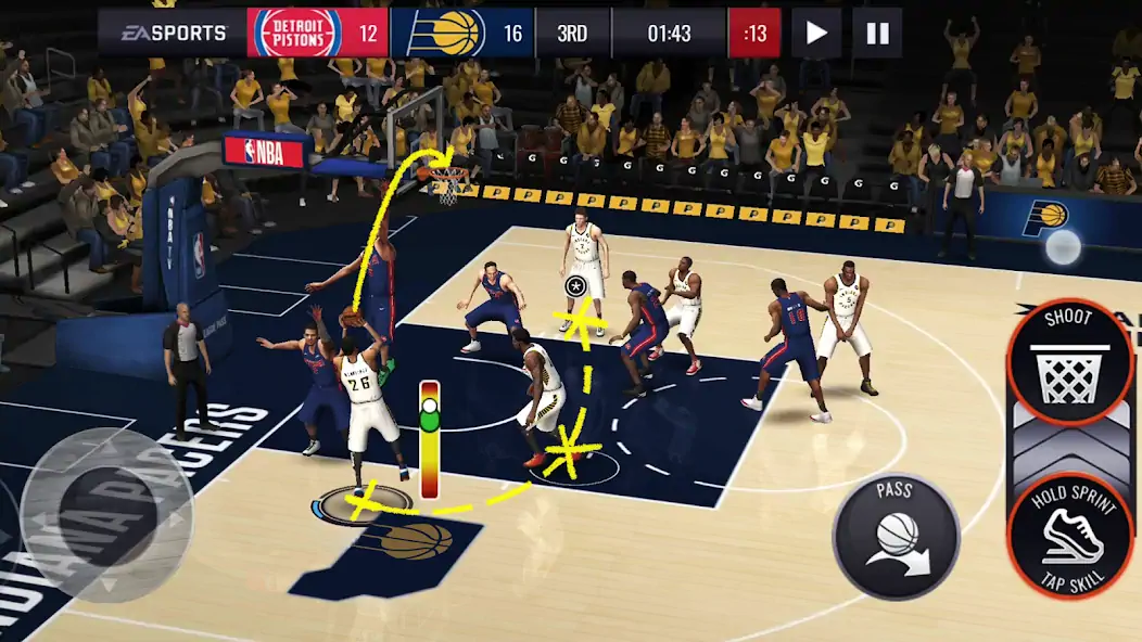 Download NBA Live Asia [MOD, Unlimited money/coins] + Hack [MOD, Menu] for Android