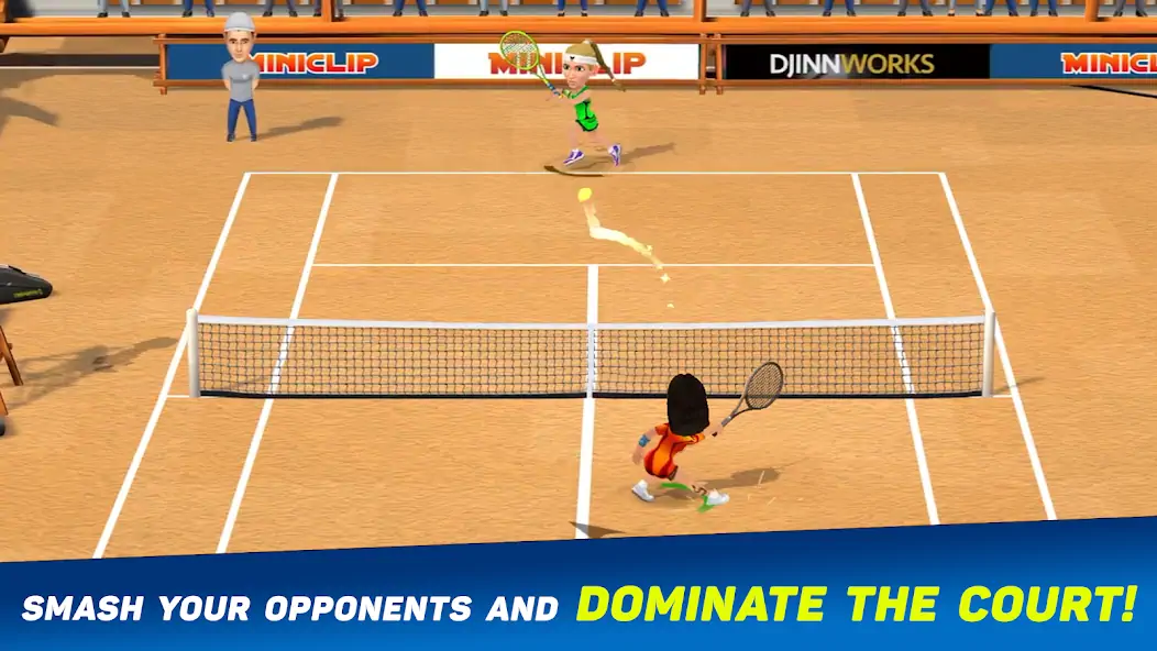 Download Mini Tennis: Perfect Smash [MOD, Unlimited coins] + Hack [MOD, Menu] for Android