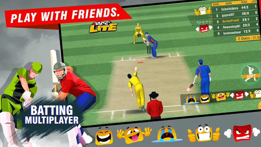 Download World Cricket Championship [MOD, Unlimited money/coins] + Hack [MOD, Menu] for Android