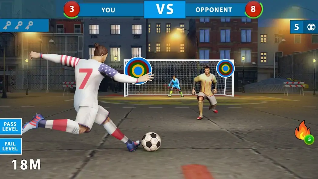 Download Street Football Kick Games [MOD, Unlimited money] + Hack [MOD, Menu] for Android