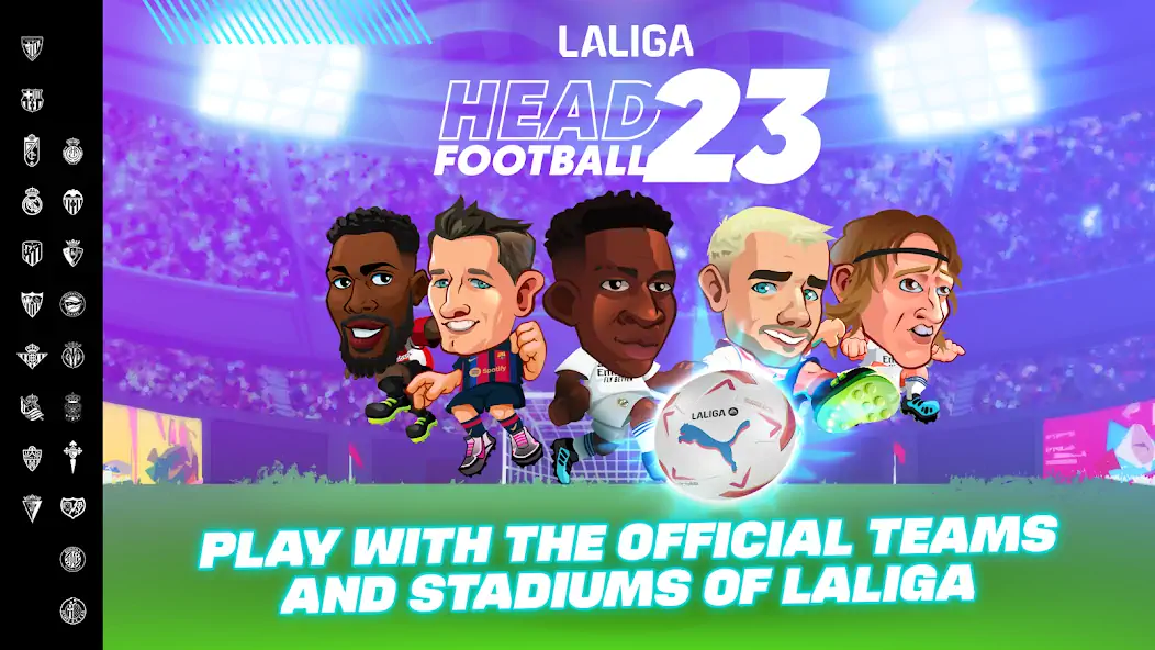 Download Head Football LALIGA SOCCER 23 [MOD, Unlimited money/gems] + Hack [MOD, Menu] for Android