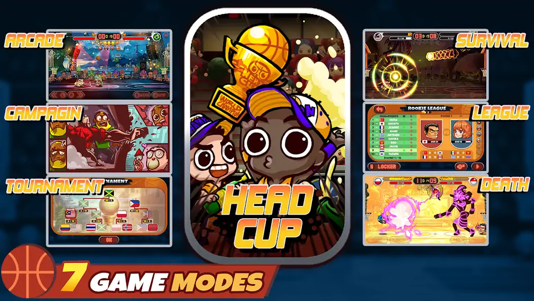 Download Head Basketball [MOD, Unlimited money] + Hack [MOD, Menu] for Android