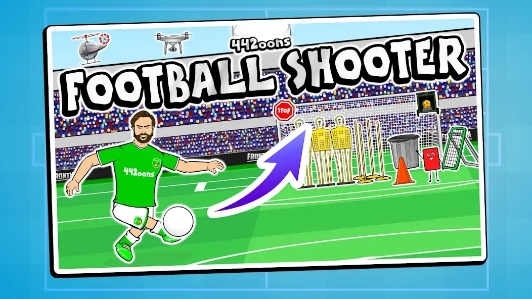 Download 442oons Football Shooter [MOD, Unlimited coins] + Hack [MOD, Menu] for Android