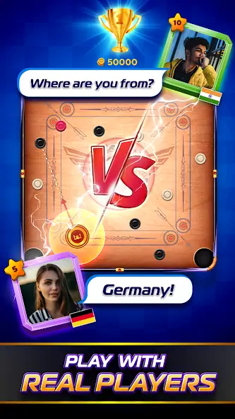 Download Carrom Superstar [MOD, Unlimited coins] + Hack [MOD, Menu] for Android