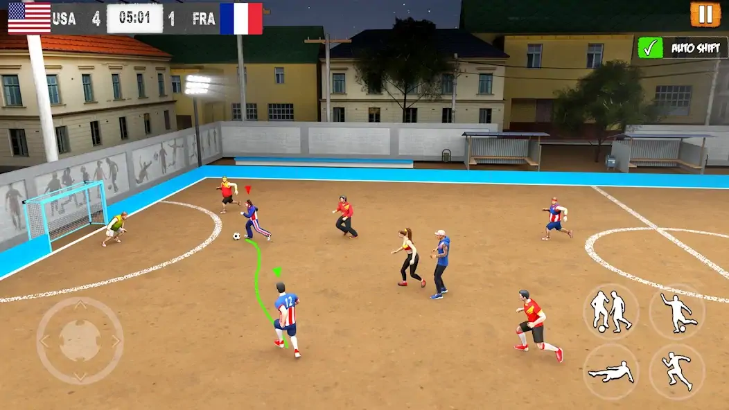 Download Street Football: Futsal Games [MOD, Unlimited coins] + Hack [MOD, Menu] for Android