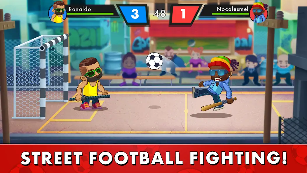 Download Street Football：Ultimate Fight [MOD, Unlimited money/gems] + Hack [MOD, Menu] for Android