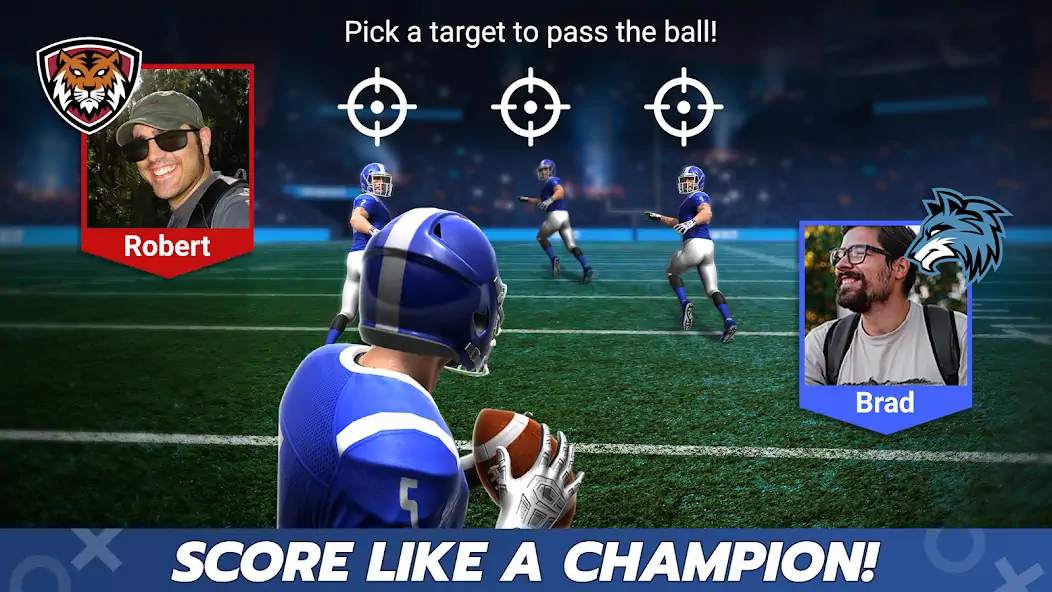 Download Football Battle: Touchdown! [MOD, Unlimited money] + Hack [MOD, Menu] for Android