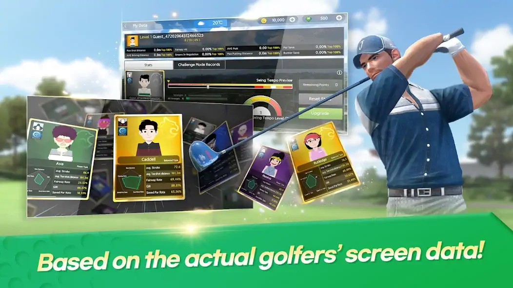 Download GOLFZON M:Real Swing [MOD, Unlimited money/gems] + Hack [MOD, Menu] for Android