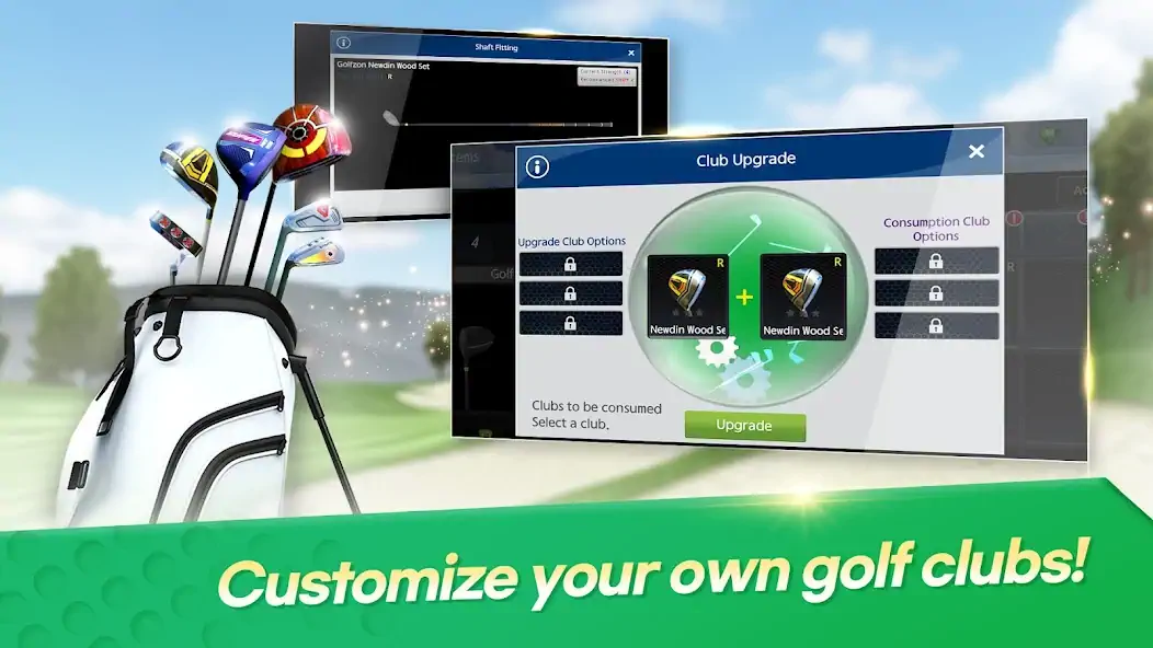 Download GOLFZON M:Real Swing [MOD, Unlimited money/gems] + Hack [MOD, Menu] for Android