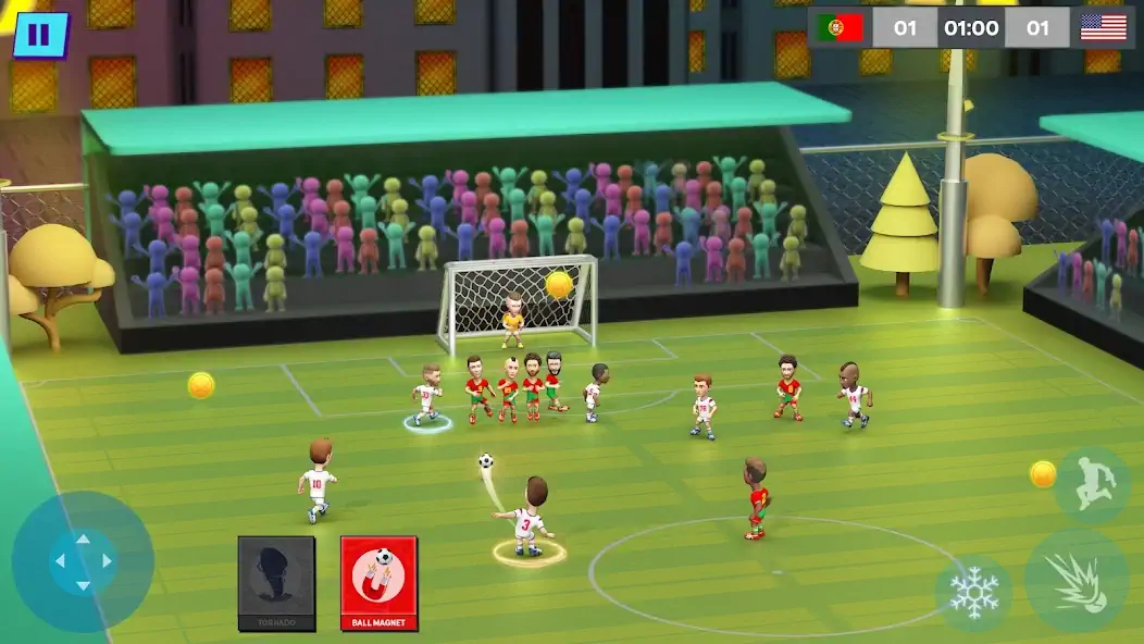 Download Indoor Futsal: Mini Football [MOD, Unlimited money/gems] + Hack [MOD, Menu] for Android