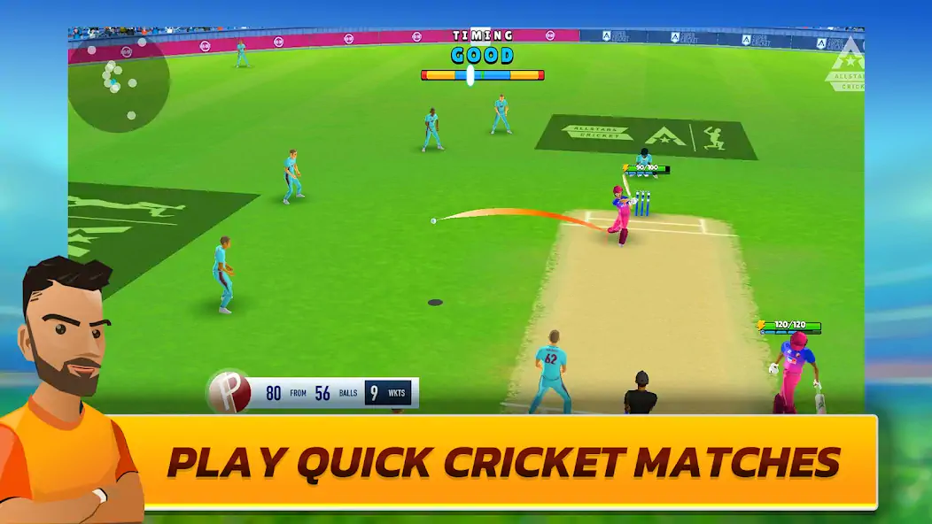 Download Super Cricket All Stars [MOD, Unlimited money/coins] + Hack [MOD, Menu] for Android