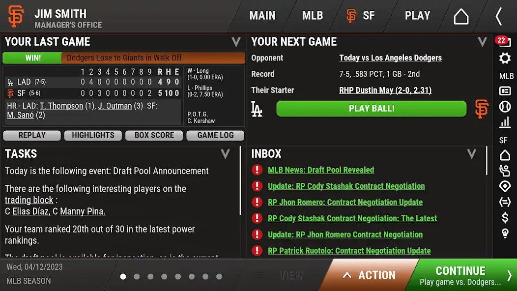 Download OOTP Baseball Go 24 [MOD, Unlimited money/coins] + Hack [MOD, Menu] for Android