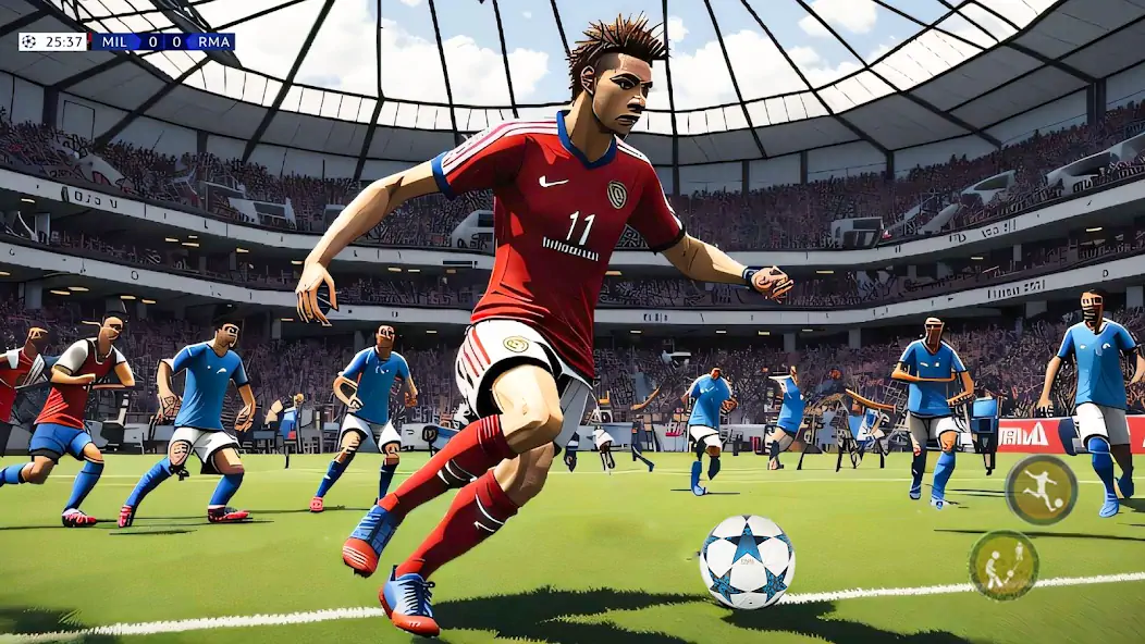 Download Football Games League 2023 [MOD, Unlimited money/gems] + Hack [MOD, Menu] for Android