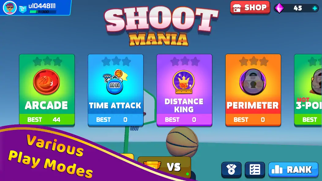 Download Shoot Challenge Basketball [MOD, Unlimited money/gems] + Hack [MOD, Menu] for Android