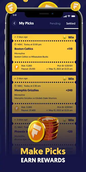 Download Fliff - Sports Picks [MOD, Unlimited coins] + Hack [MOD, Menu] for Android