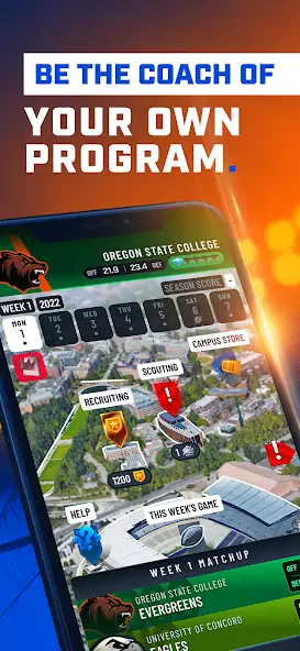 Download The Program: College Football [MOD, Unlimited coins] + Hack [MOD, Menu] for Android