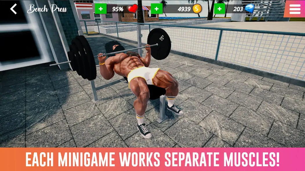 Download Iron Muscle IV [MOD, Unlimited coins] + Hack [MOD, Menu] for Android